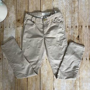 Girls Khaki Stretch Pants